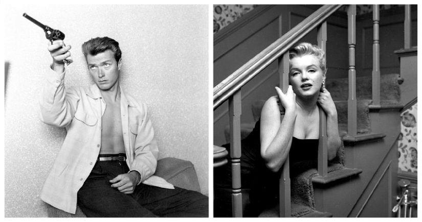 Marilyn Monroe, Frank Sinatra, Clint Eastwood and other stars of the XX century in the lens of Earl Leaf