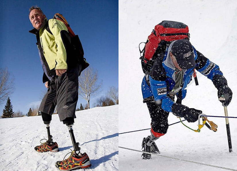 Mark Inglis: el primer escalador que conquistó el Everest sin piernas
