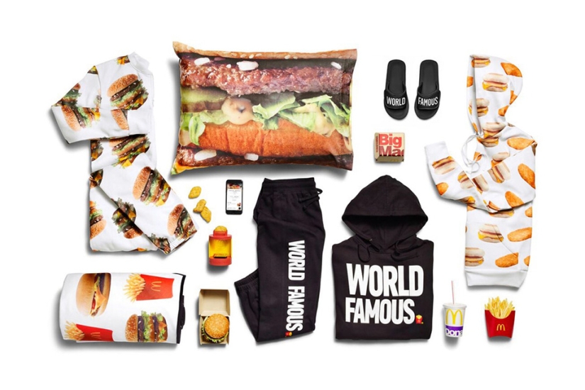 McDonalds has released a limited collection of free clothes