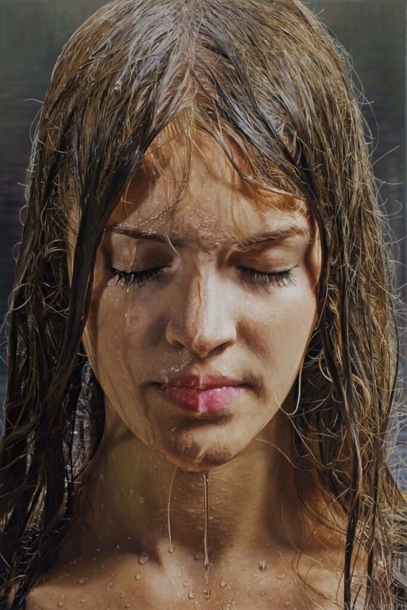 Men's fantasies on hyperrealistic paintings by Philip Weber