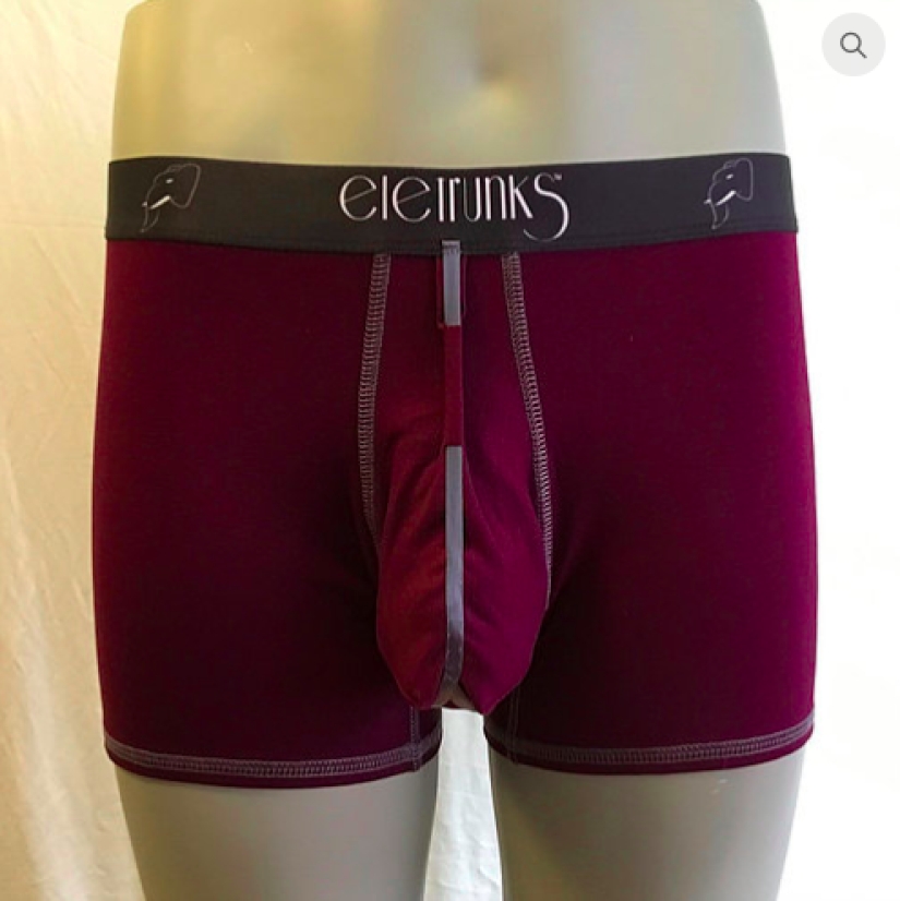 Men's underpants that allow you not to get out of wide trousers