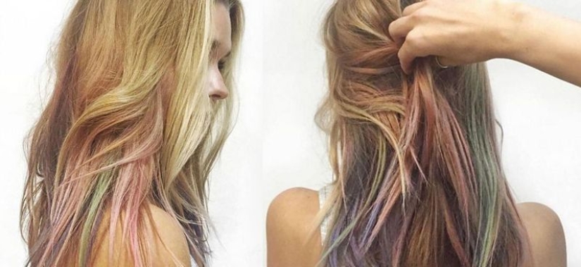 “Mermaid hair” is a new beauty trend from social networks