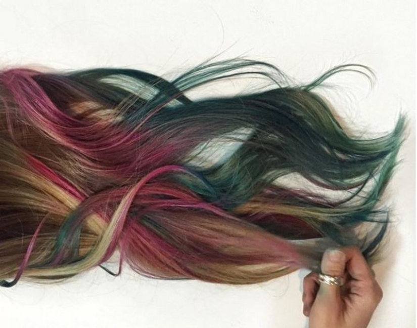 “Mermaid hair” is a new beauty trend from social networks