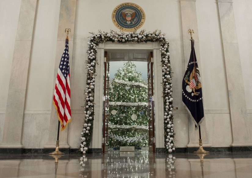 Michelle Obama ha decorado la Casa Blanca por Navidad por última vez
