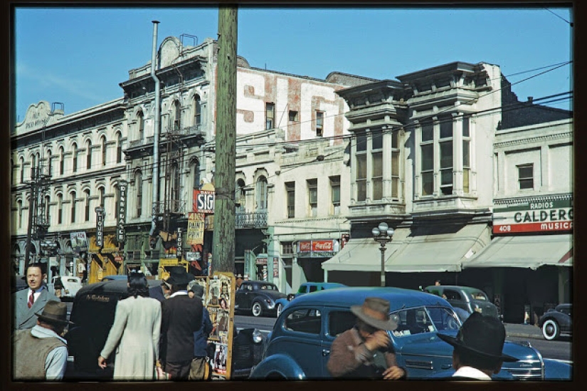 Mientras la URSS estaba en guerra con los fascistas: fotos en color de la pacífica Los Ángeles durante la Segunda Guerra Mundial y después