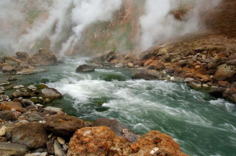 Milagro de la naturaleza - río Geysernaya