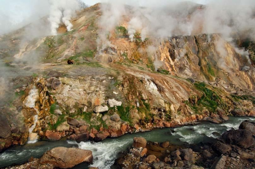 Milagro de la naturaleza - río Geysernaya