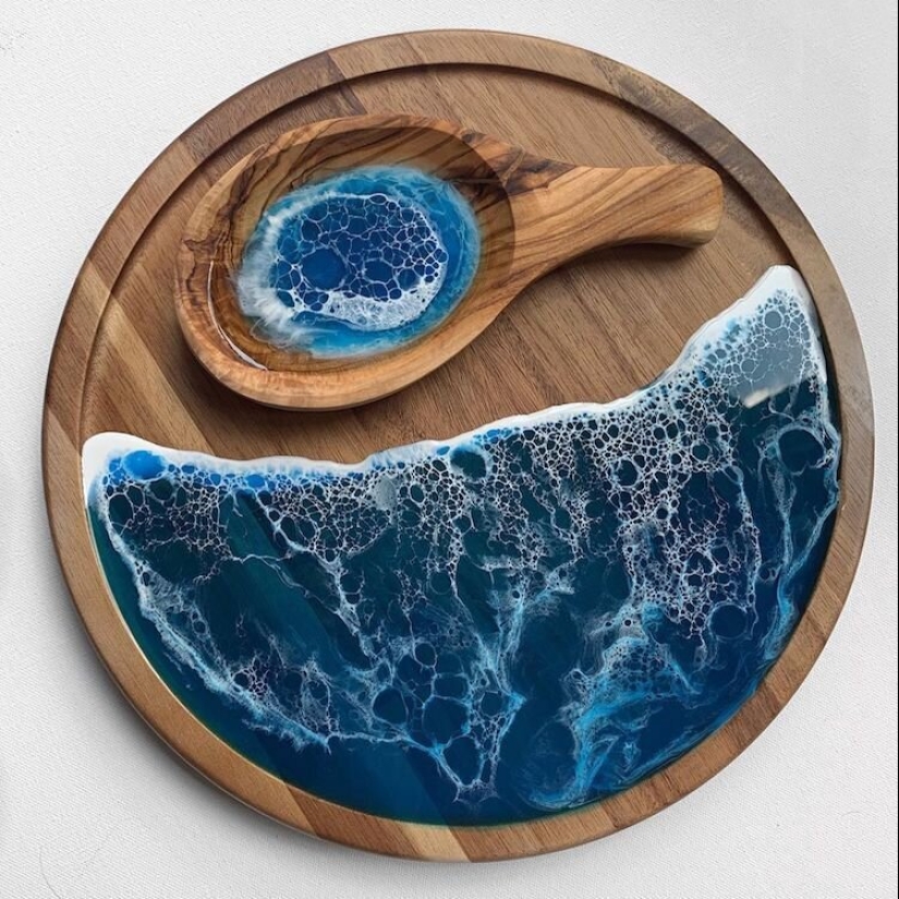 Miniaturas marinas: cómo crear obras maestras de resina epoxi en el ejemplo de las obras de Roni Langley