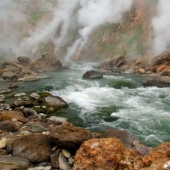 Miracle of nature - Geysernaya river