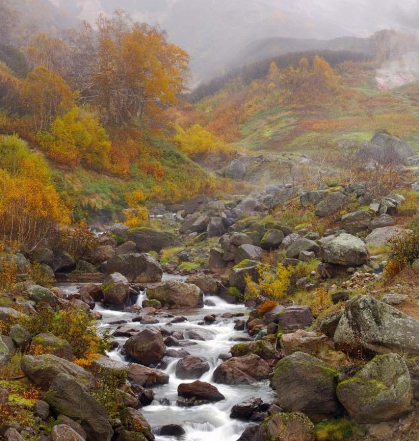 Miracle of nature - Geysernaya river