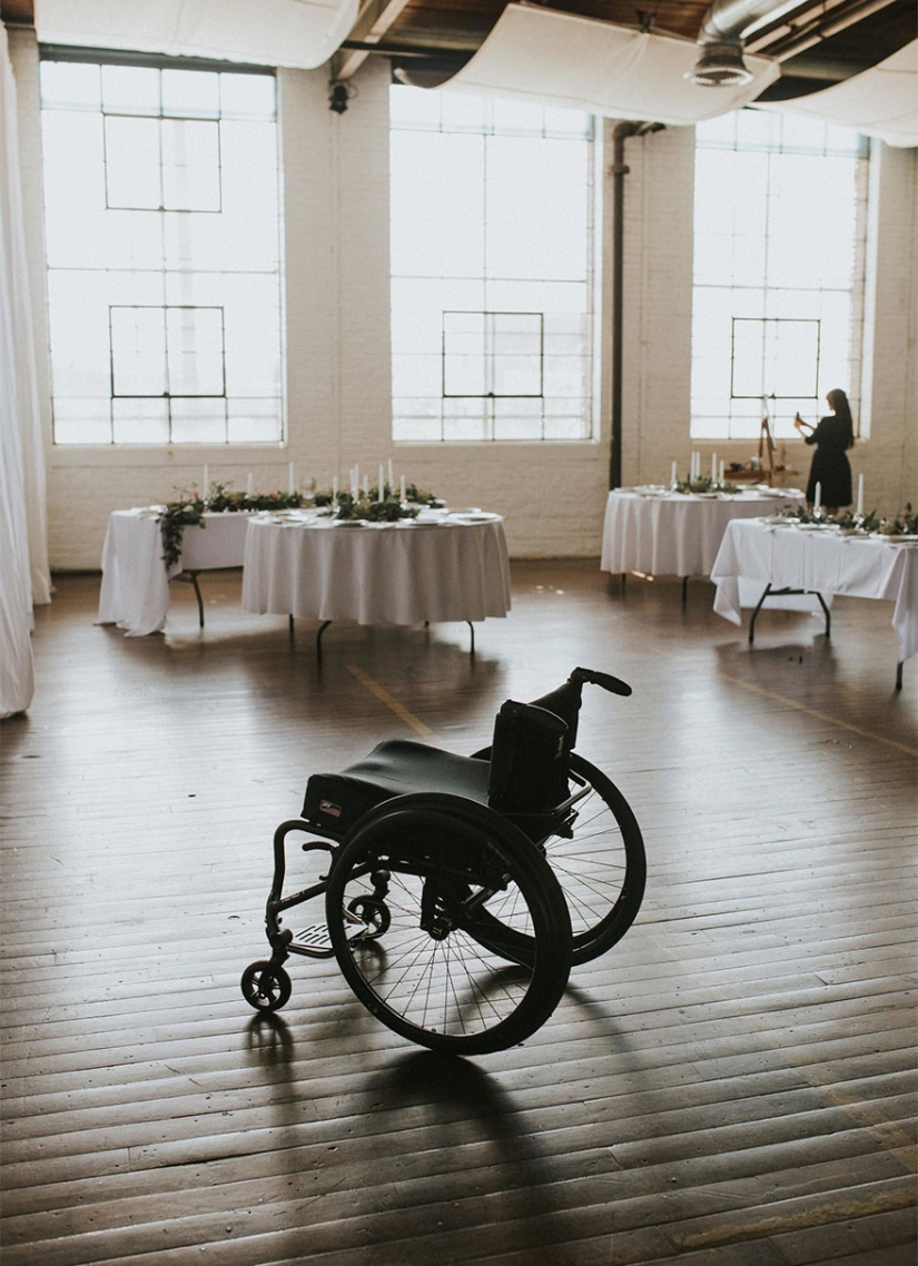 Miracles happen: the paralyzed bride got up and walked to the altar, touching the groom and guests to tears