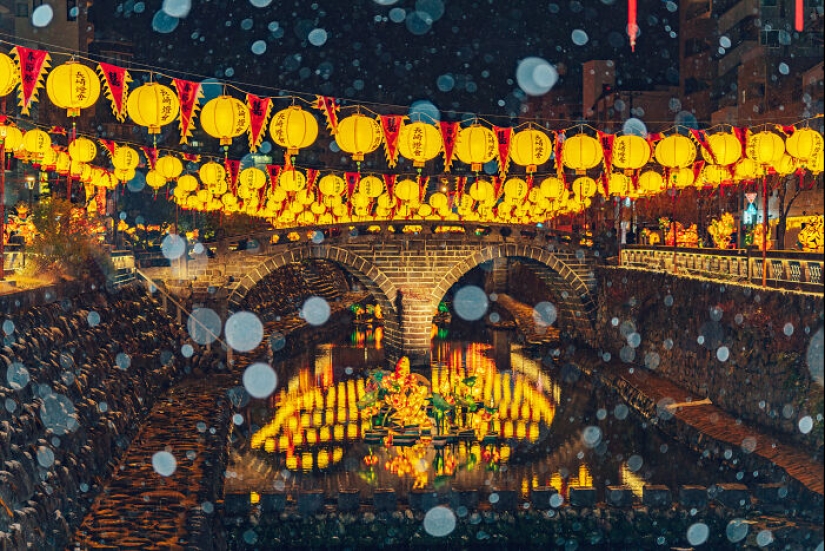 Mis 10 Imágenes Del Festival De Los Faroles De Nagasaki En La Nieve, Lo Que Es Algo Raro