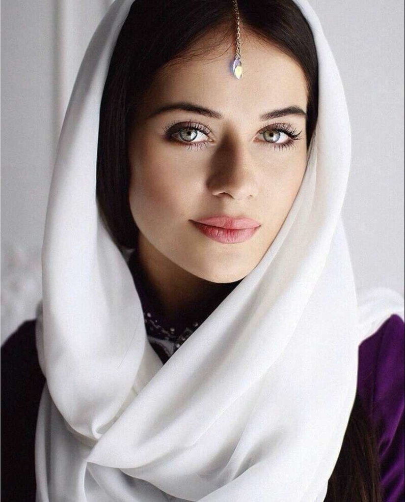 Modesty and beauty of Caucasian women