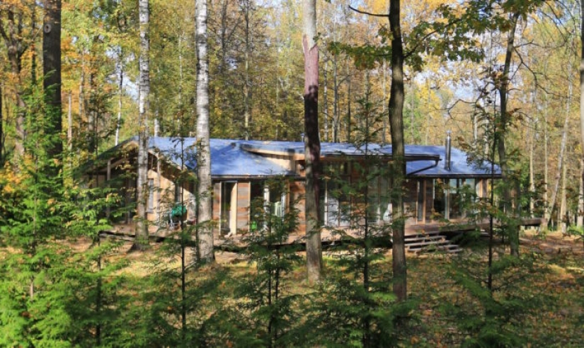 Modular house in the Moscow region, built in a week and only 4 million rubles