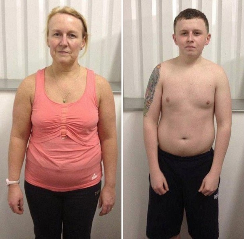 Mom and son decided to change their lives once and for all
