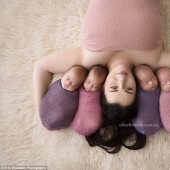 Mom of adorable quintuplets from Australia shared their first photoshoot