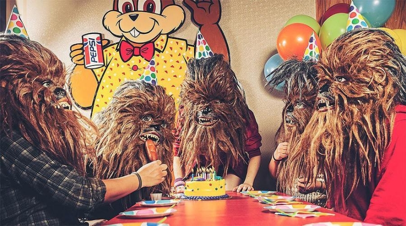 Monstruos wookiee de Star Wars en la vida cotidiana