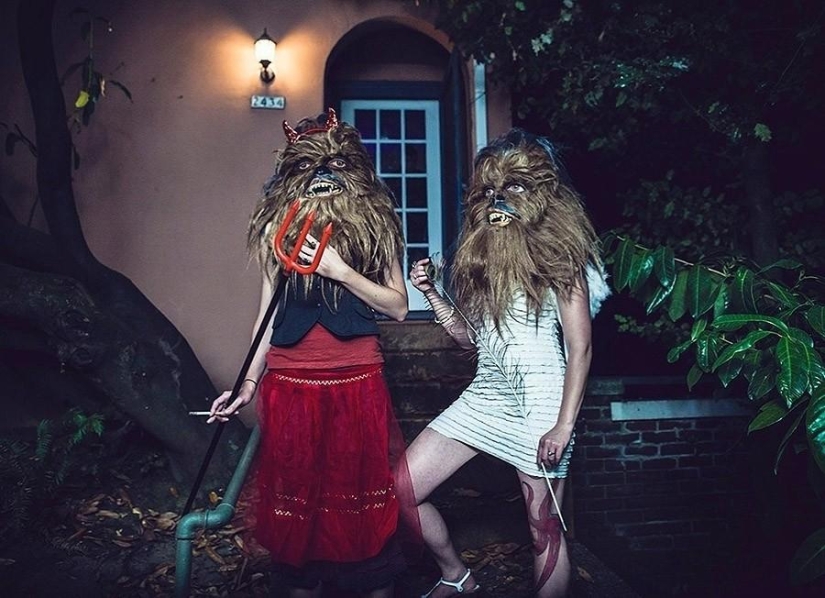 Monstruos wookiee de Star Wars en la vida cotidiana