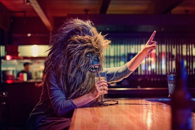 Monstruos wookiee de Star Wars en la vida cotidiana