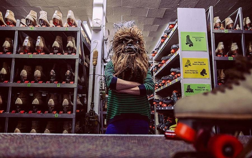 Monstruos wookiee de Star Wars en la vida cotidiana