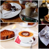 Morning coffee in different countries of the world