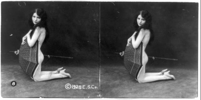 Mucho antes del porno VR, había esto: imágenes estéreo de chicas sexy de los años 20