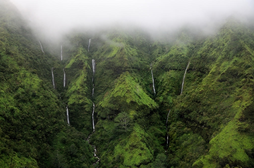 Muro de lágrimas: Honokohau Falls en Hawái