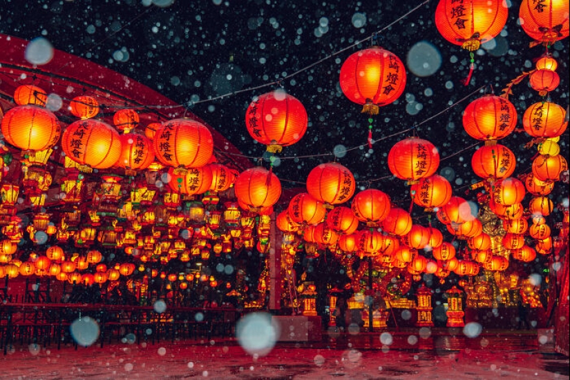 My 10 Images Of Nagasaki Lantern Festival In Snow, Which Is A Rare Occurrence