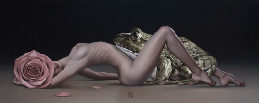 Mysterious beauties in the paintings of the master of fantastic realism Michael Maschka