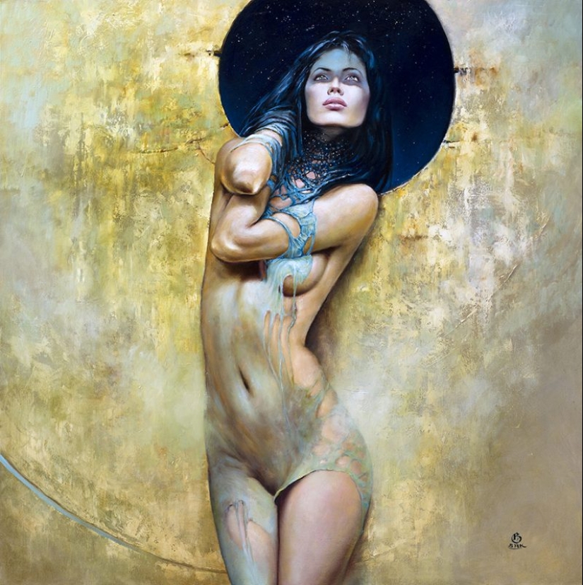 Mystical beauties in the paintings of Polish artist Karol Bak