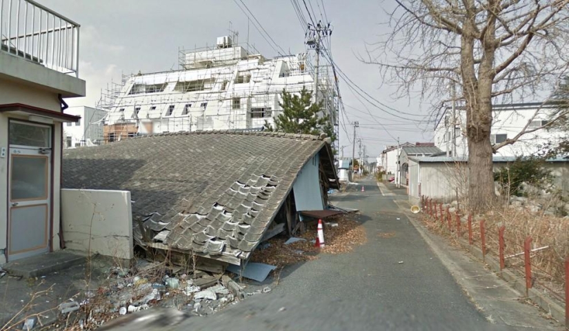 Namie ghost town in Japan