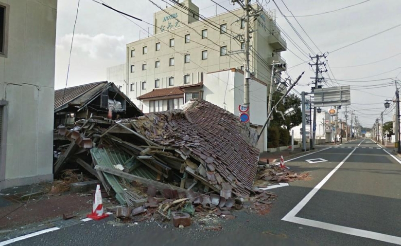 Namie ghost town in Japan