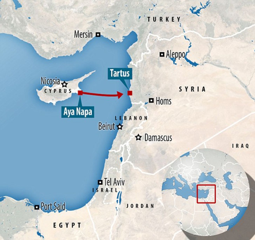 Navegado: Los turistas británicos se fueron de juerga en Chipre y terminaron en Siria