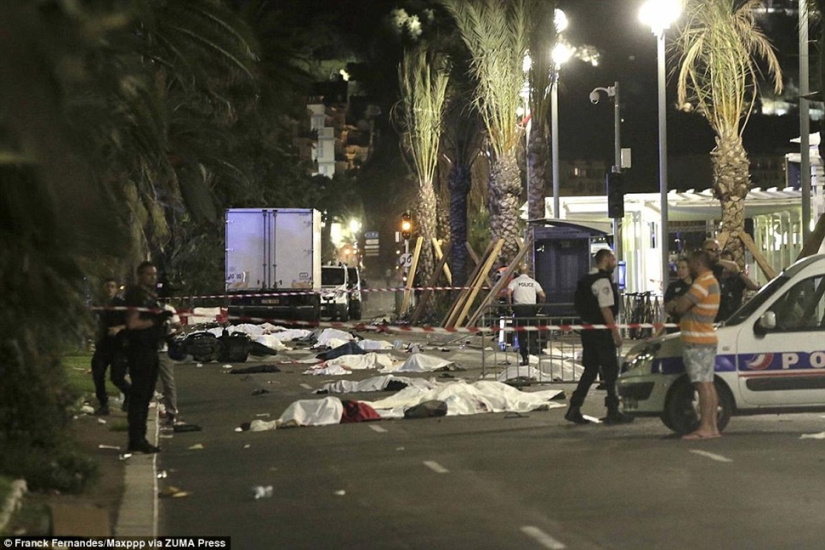 Nice terrorist attack: a truck crashed into a crowd at Bastille Day celebrations