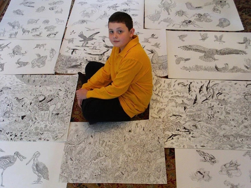 Niño prodigio de 11 años desafía a artistas profesionales