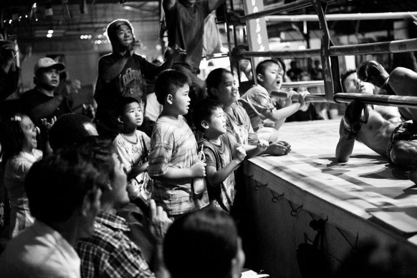 Niños boxeadores de Tailandia