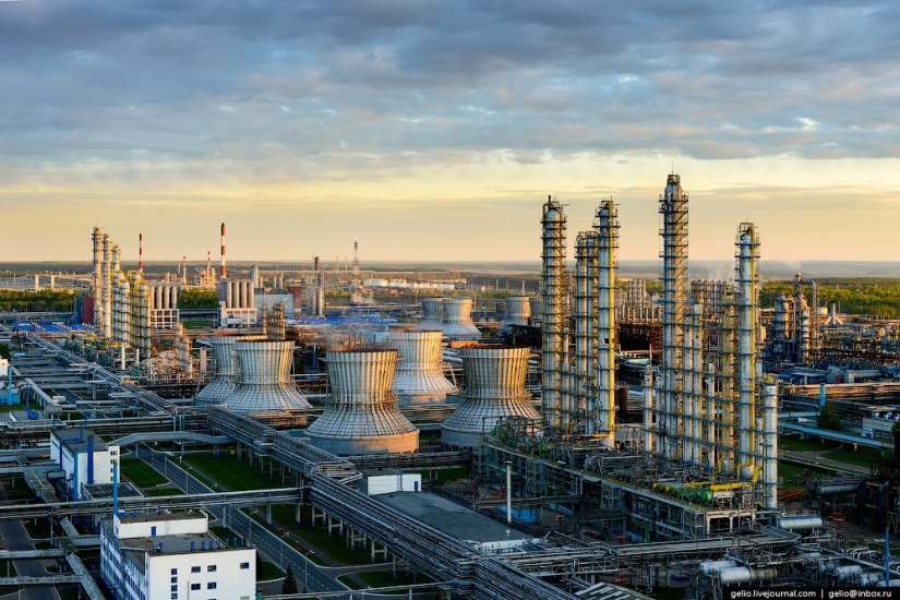 Nizhnekamsk es la capital de la petroquímica y la refinación de petróleo en Rusia