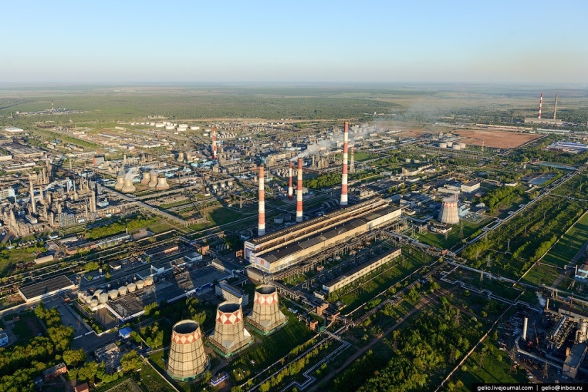 Nizhnekamsk is the capital of petrochemistry and oil refining in Russia