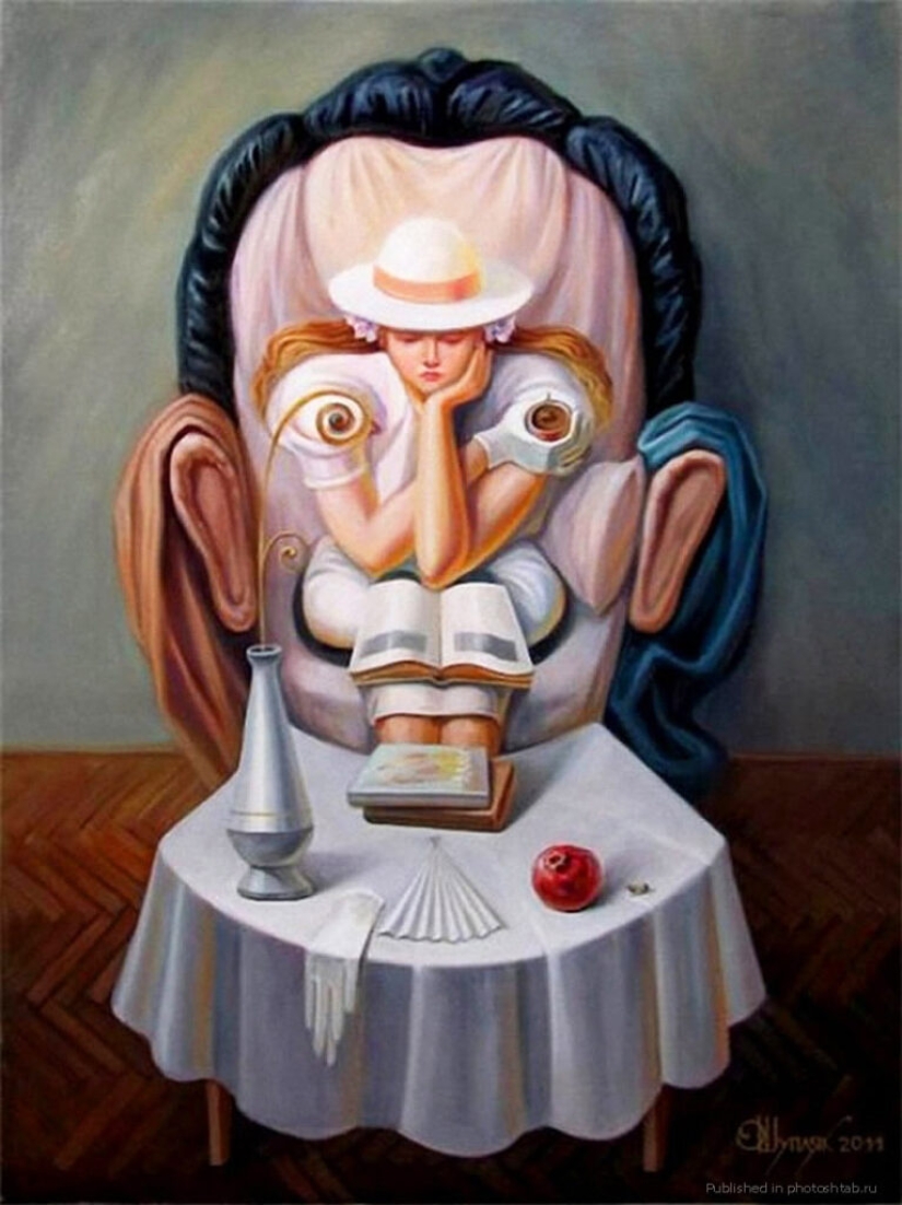 No creas en tus ojos: maestro del artista de la ilusión óptica Oleg Shuplyak