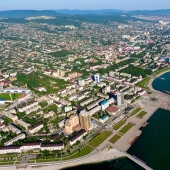 Novorossiysk and Gelendzhik from a height