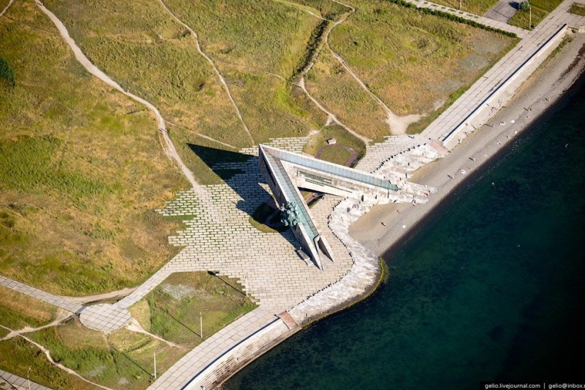 Novorossiysk and Gelendzhik from a height