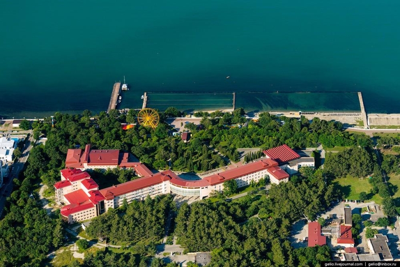 Novorossiysk and Gelendzhik from a height