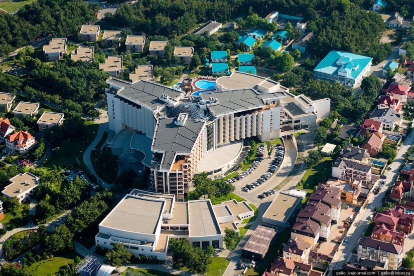 Novorossiysk and Gelendzhik from a height