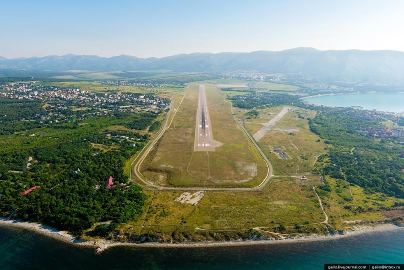 Novorossiysk and Gelendzhik from a height