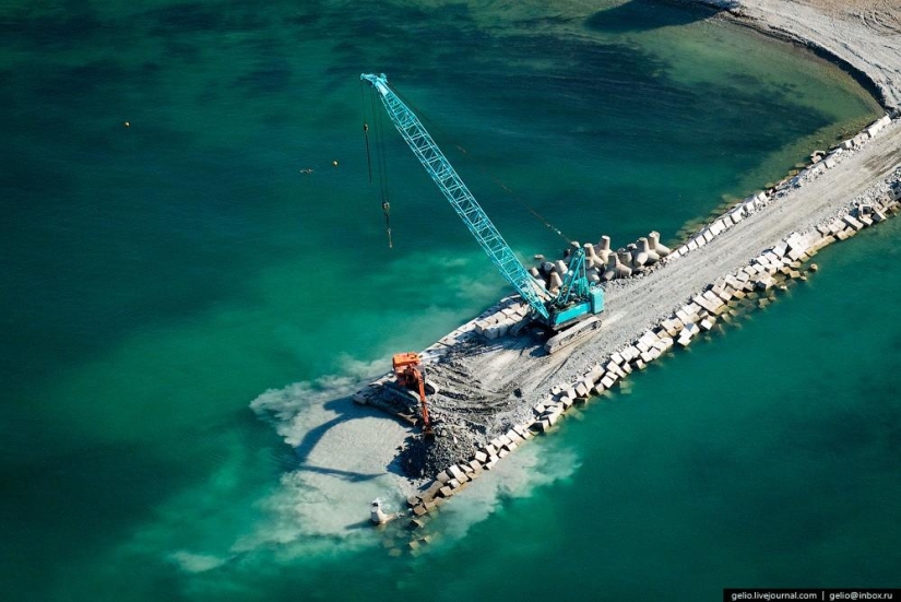 Novorossiysk and Gelendzhik from a height