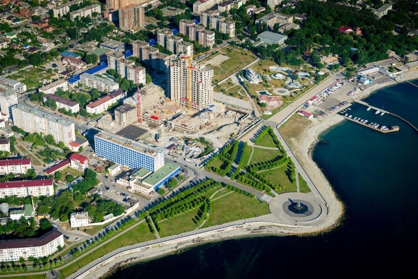 Novorossiysk y Gelendzhik desde una altura