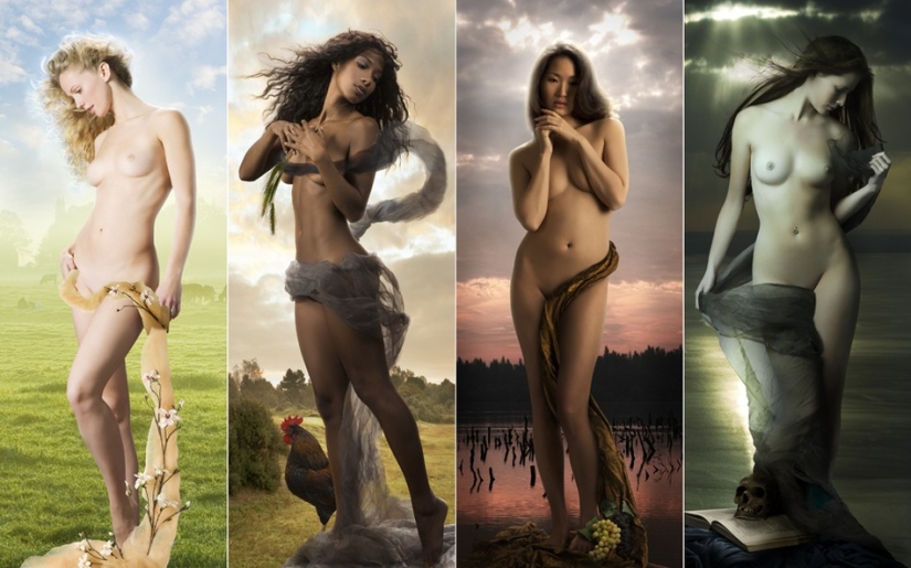 Nude: imágenes increíblemente sensuales de chicas en una serie de fotos artísticas