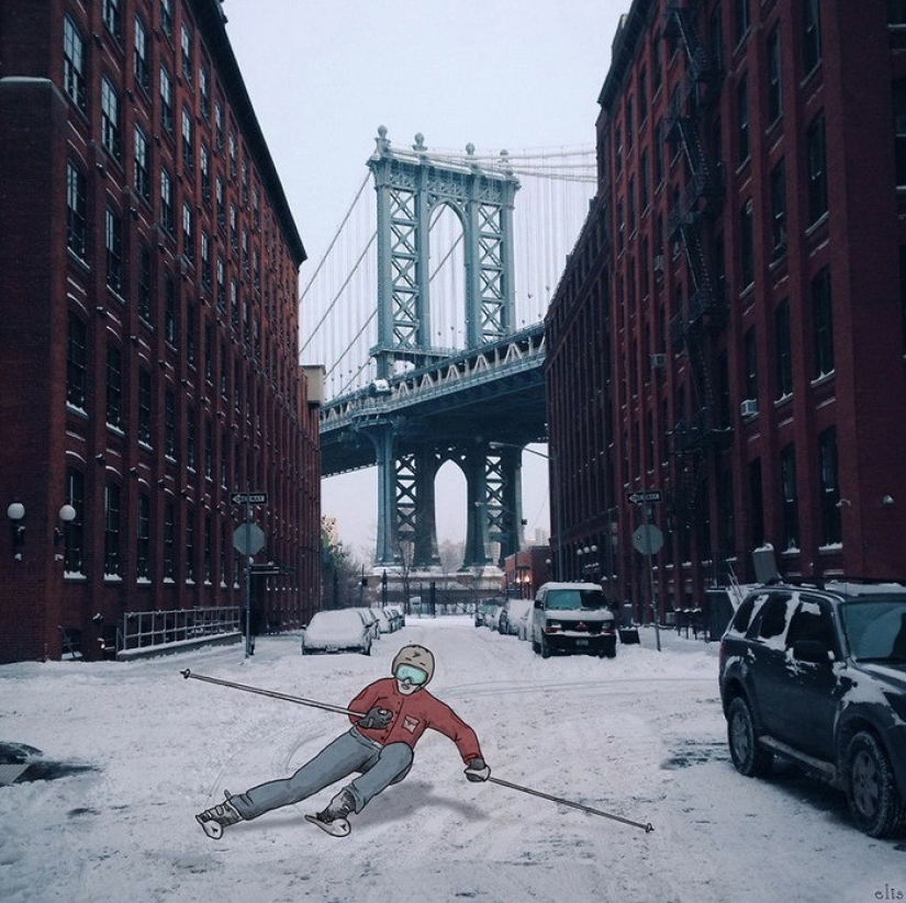 Nueva York alegre a través de los ojos de Eliska Podzimkova