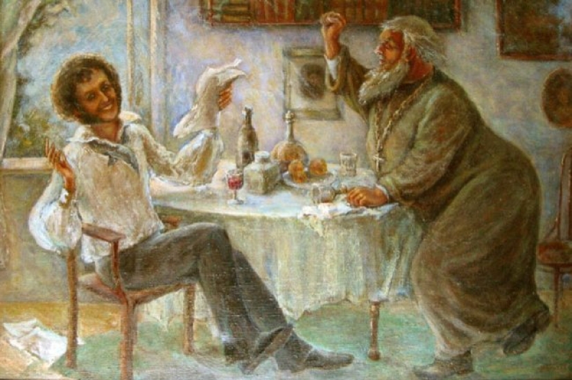 Obsceno legado de Pushkin escribió el gran poeta "poesía para adultos"?