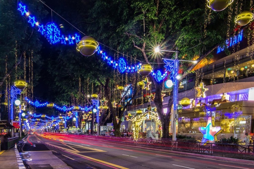 Ochard Road: cómo se ve la calle más famosa de Singapur antes de Navidad y Año Nuevo